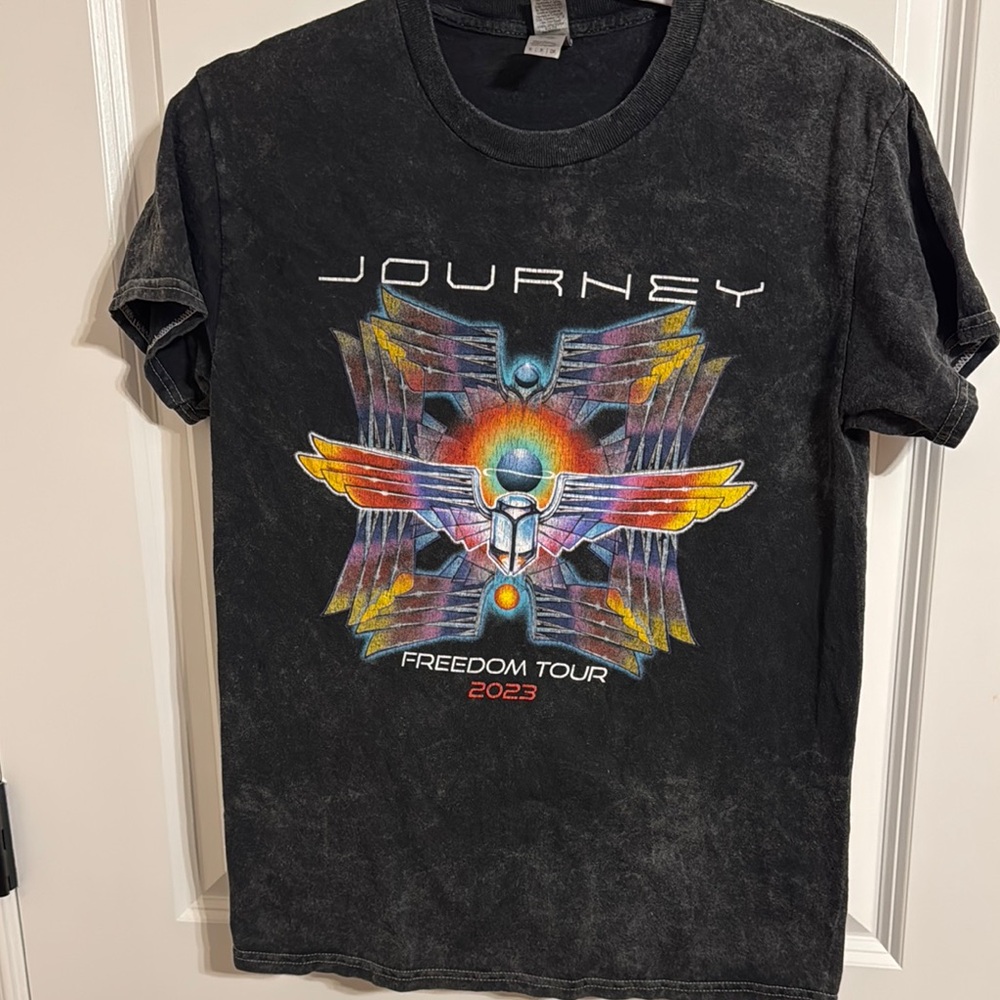 Gildan Black Short Sleeve Tee with Vibrant Graphic